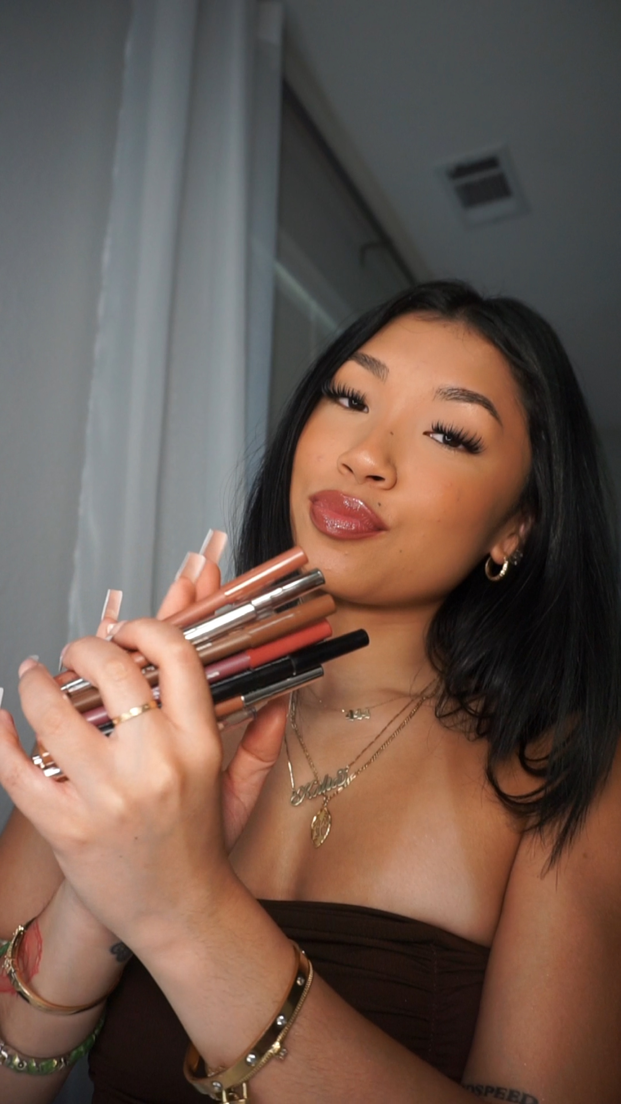 SHADE TWINS LIP LINER EDITION💋 lippies, lip combo, brown lip liners, pink lip liners, medium tan skin, neutral warm olive undertones 

#LTKBeauty