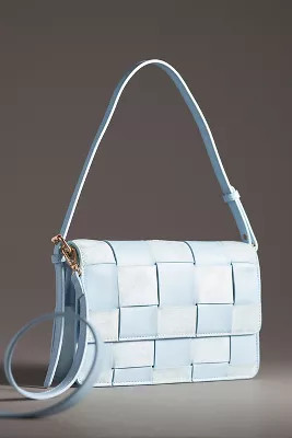 Faux-Suede Woven Shoulder Bag | Anthropologie (US)