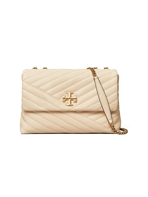 Kira Chevron Convertible Leather Shoulder Bag | Saks Fifth Avenue