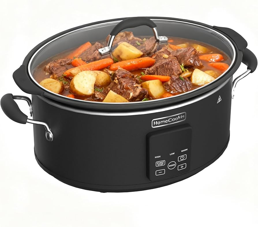 HOMECOOKIN Slow Cooker, Extra Large 10 Quart Digital Programmable Slow Cookers with Timer, Dishwa... | Amazon (US)