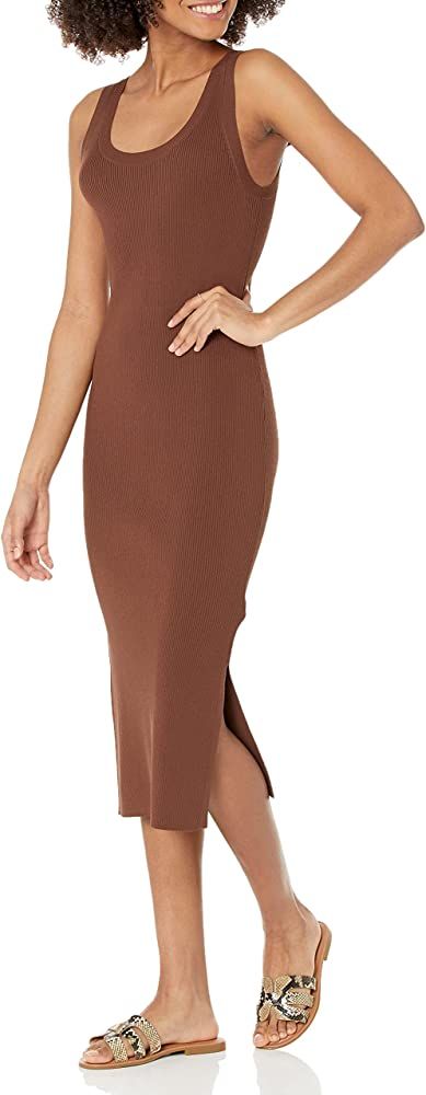 The Drop Women's Yasmin Rib Midi Sweater Tank Dress | Amazon (US)