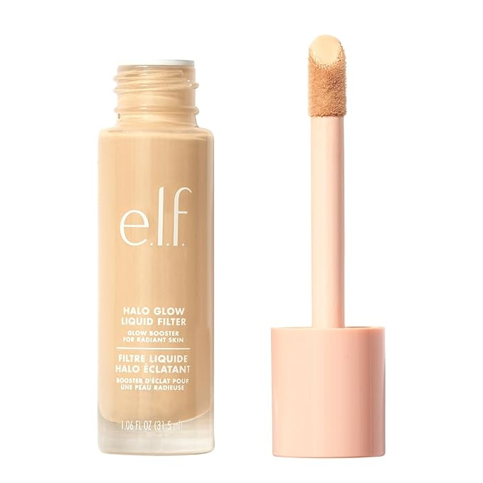 e.l.f. Halo Glow Liquid Filter, Complexion Booster For A Glowing, Soft-Focus Look, Infused With H... | Amazon (US)