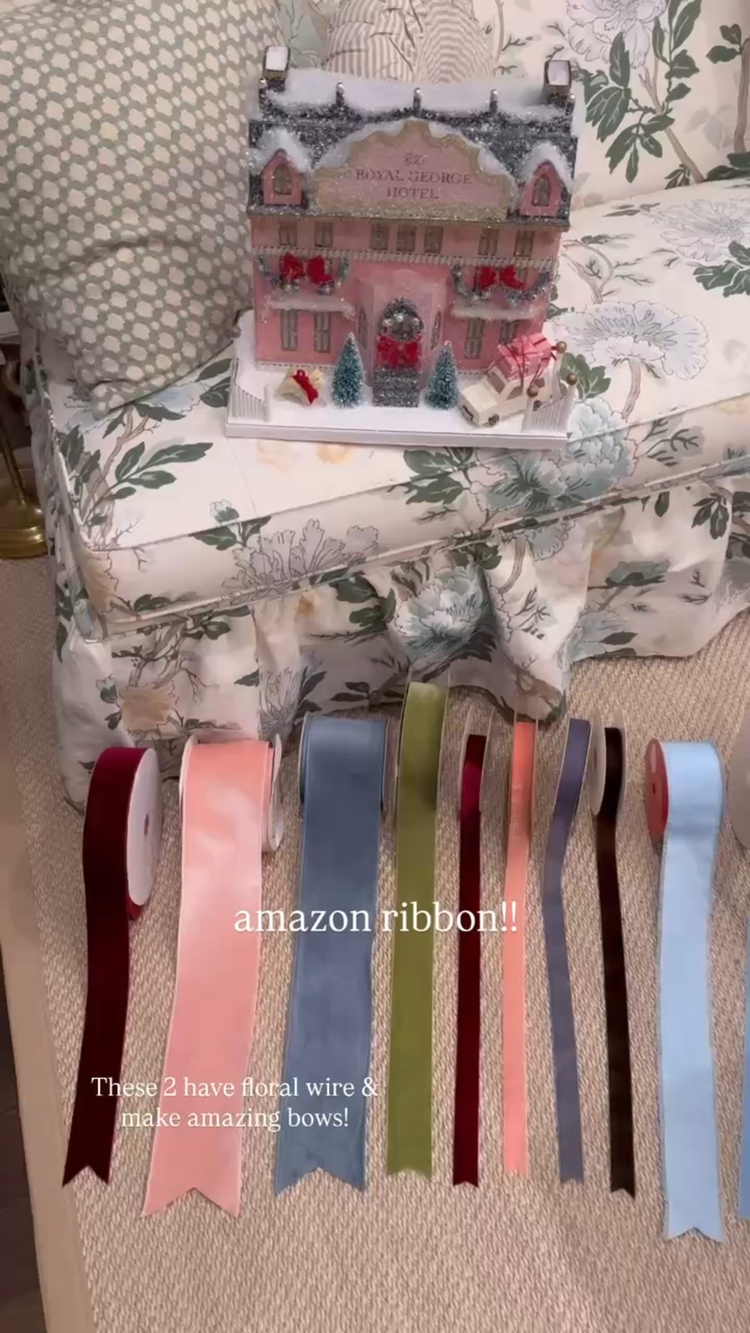 All the best Christmas ribbon! These 4 inch velvet ones have floral wire, so they make the best bows! 

Christmas decor, Christmas ribbon, velvet ribbons


#LTKHoliday #LTKGiftGuide