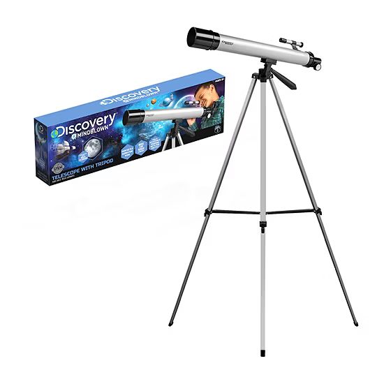 Discovery #MINDBLOWN Telescope with Tripod 50X and 100X Lenses Adjustable Pan and Tilt | JCPenney