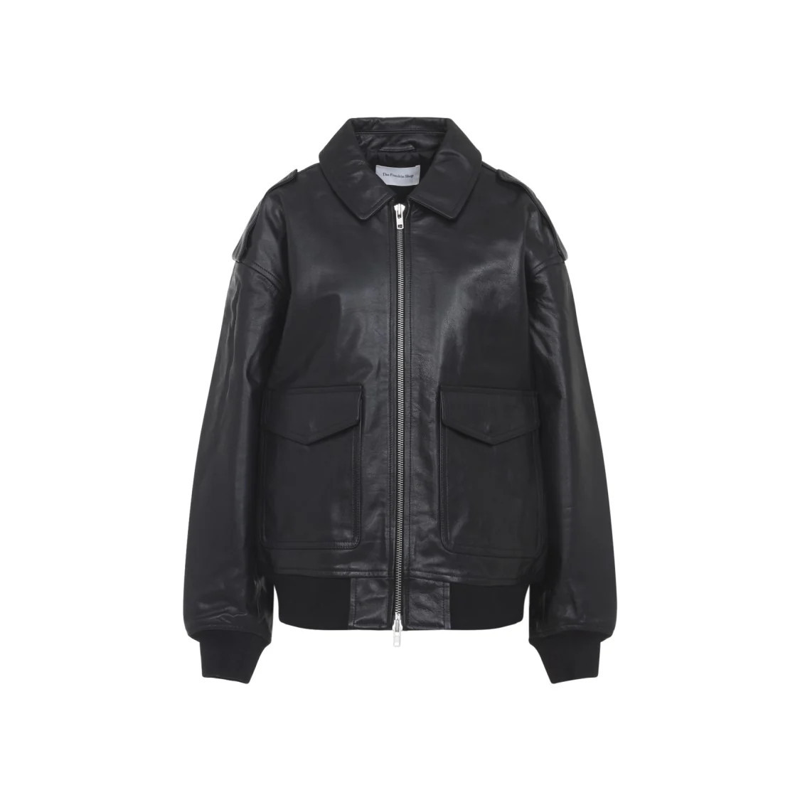 Black Leather Viper Jacket | Shop Simon