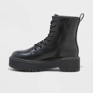 Women's Erin Lace-Up Combat Boots - Universal Thread™ | Target