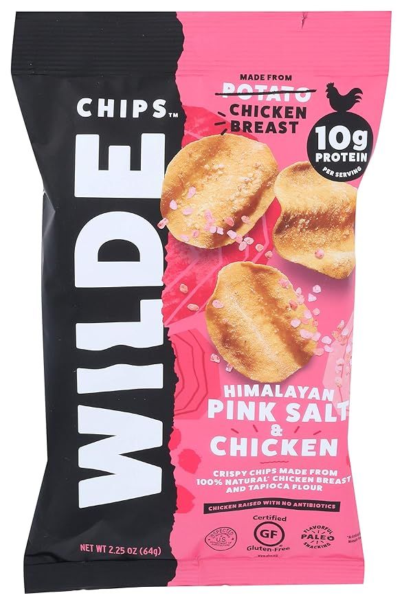 WILDE BRANDS Himalayan Pink Salt Chicken Chips, 2.25 OZ | Amazon (US)