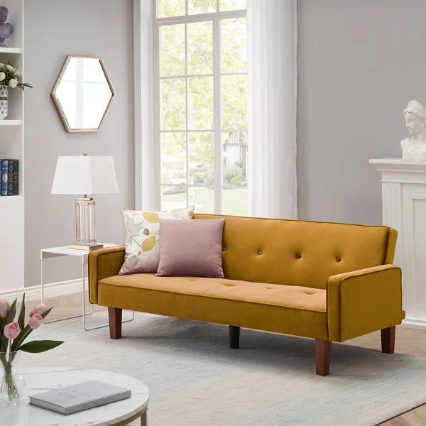 74.8'' Upholstered Sleeper Sofa | Wayfair North America