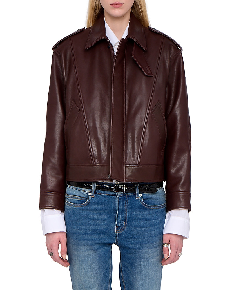 Zadig & Voltaire Kimo Leather Jacket | Bloomingdale's (US)