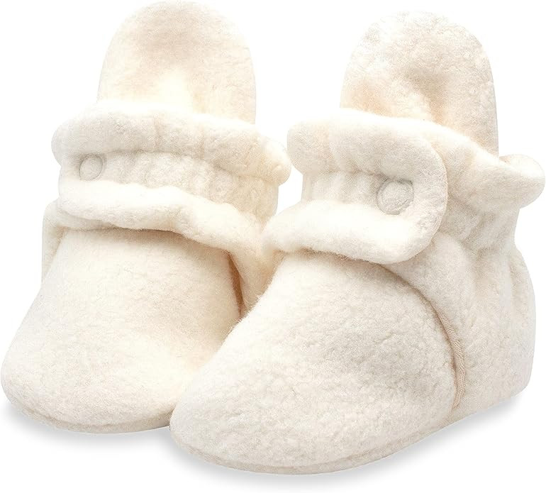 Zutano Unisex Fleece Baby Booties, Two Snap Closure, Newborn to 24 Months | Amazon (US)