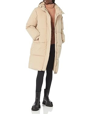 Amazon Essentials Women's Oversized Long Puffer Jacket (Available in Plus Size) | Amazon (US)