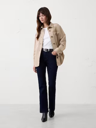 Kick Flare Mid-Rise Jean | Banana Republic Factory