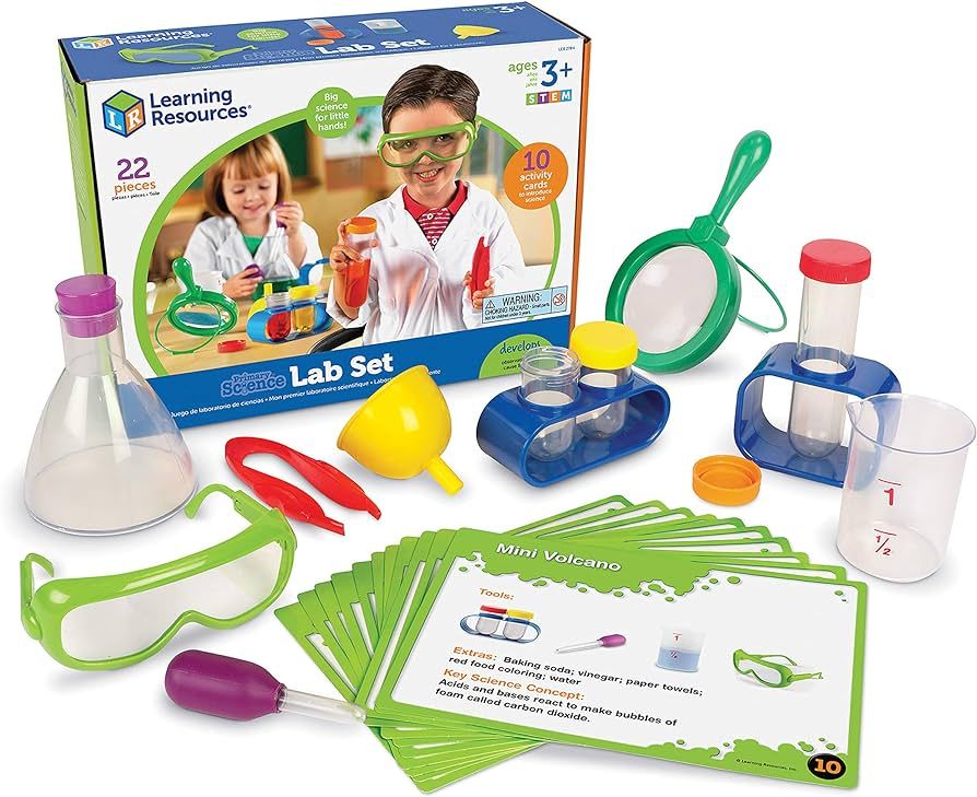 Learning Resources Primary Science Lab Activity Set - Science Kits for Kids Ages 3+ STEM Toys for... | Amazon (US)