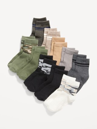 Unisex Crew Socks 10-Pack for Toddler & Baby | Old Navy | Old Navy (US)