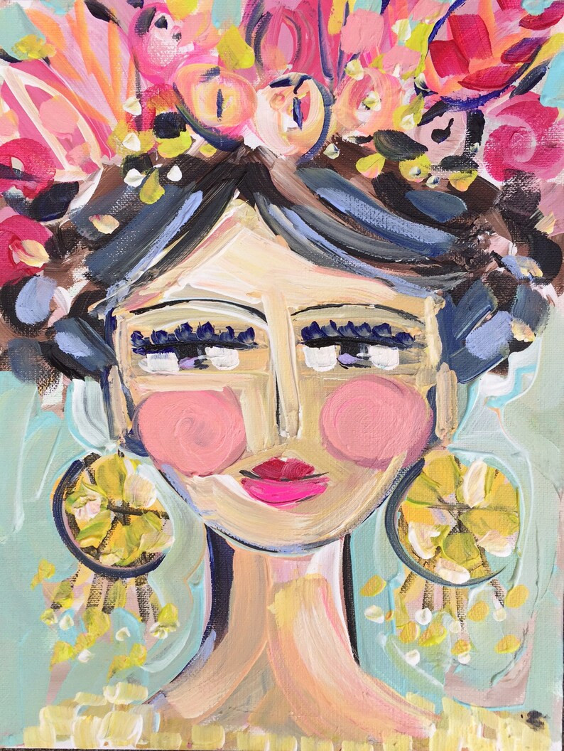 Warrior Girl Print on Paper or Canvas "Jess" | Etsy (US)