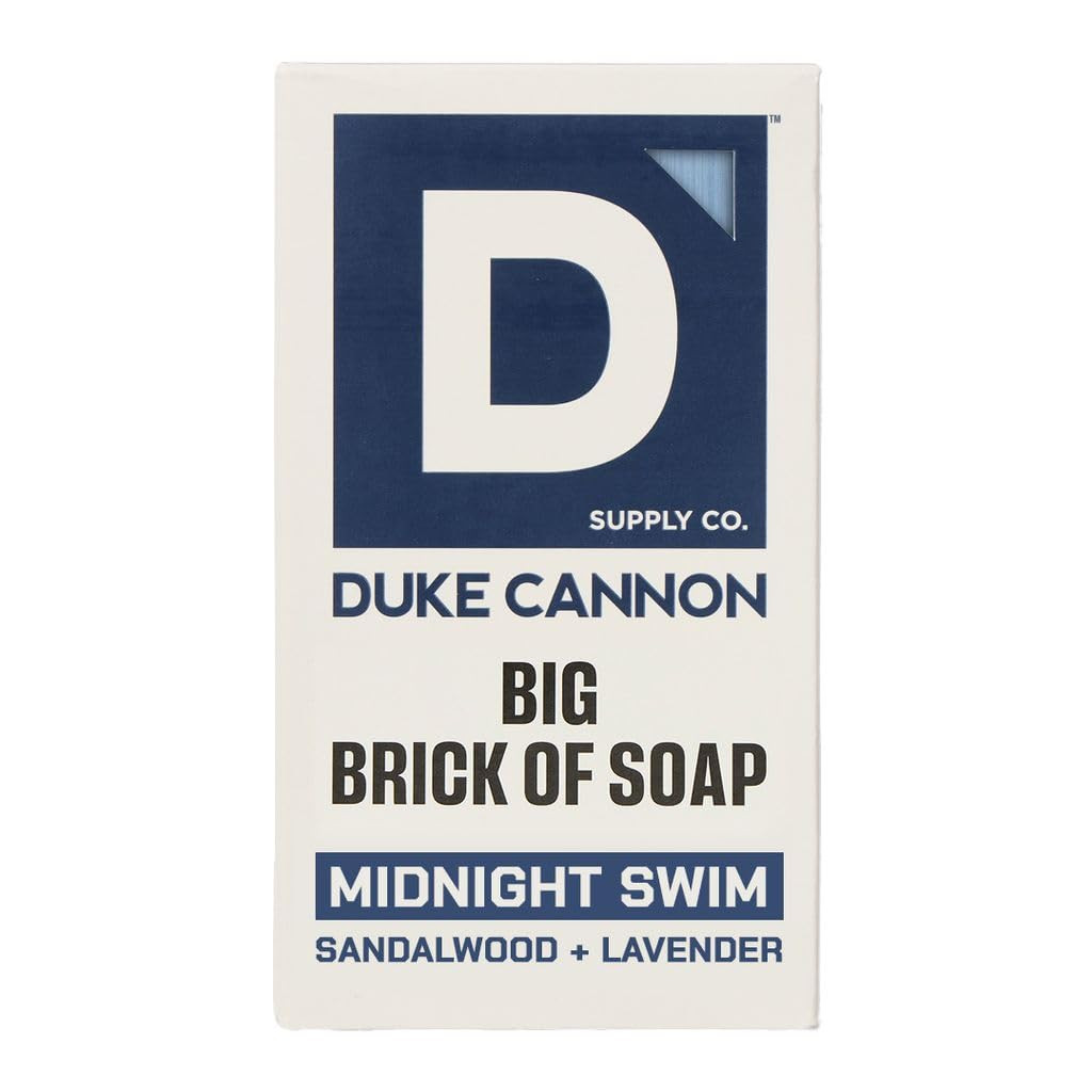 Duke Cannon Big Brick of Soap – Sandalwood + Lavender Scent – Large Triple-Milled Bar Soap fo... | Amazon (US)