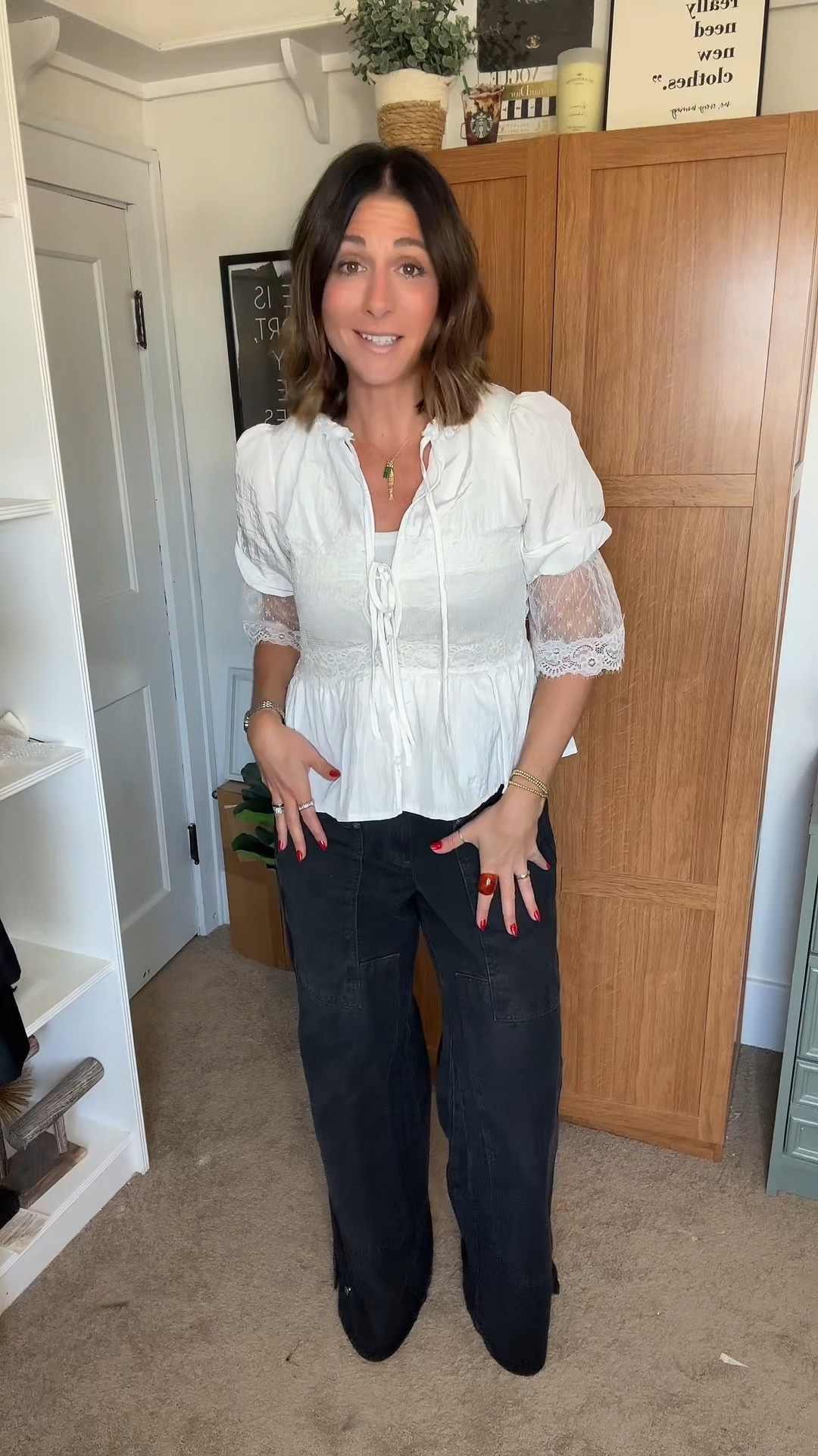 In office outfit // free people pants - small // SHEIN top - small // SHEIN mesh flats // Amazon and SHEIN jewelry 

#LTKSaleAlert #LTKFindsUnder100 #LTKStyleTip