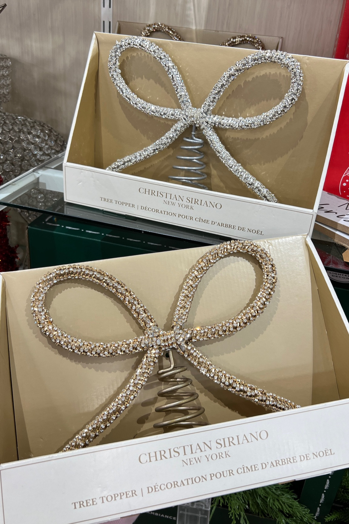 The viral bow tree topper is now available online!!😍 they have matching ornaments too! 🎀✨ I’ve also linked a similar version from Michael’s that’s thinner & lights up, a Target bow tree topper, and some additional bow ornaments to match your tree topper 🎀✨ 

#bow #christmas #christmastree #christmasdecor #homr #holiday #giftguide #treetopper

#LTKFindsUnder50 #LTKHome #LTKHoliday