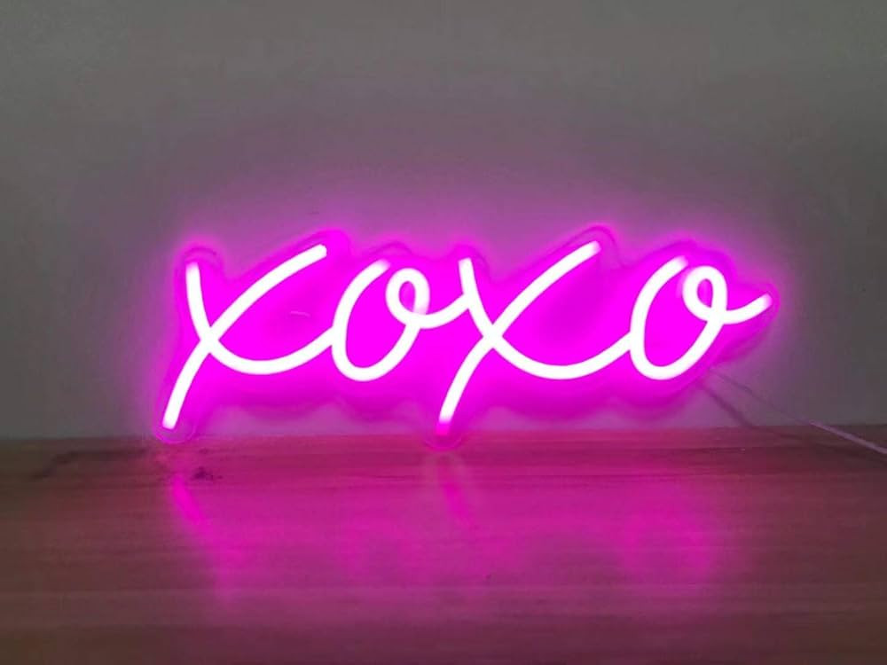 Neon Light Sign LED XOXO Night Lights USB Operated Decorative Marquee Sign Bar Pub Store Club Gar... | Amazon (US)