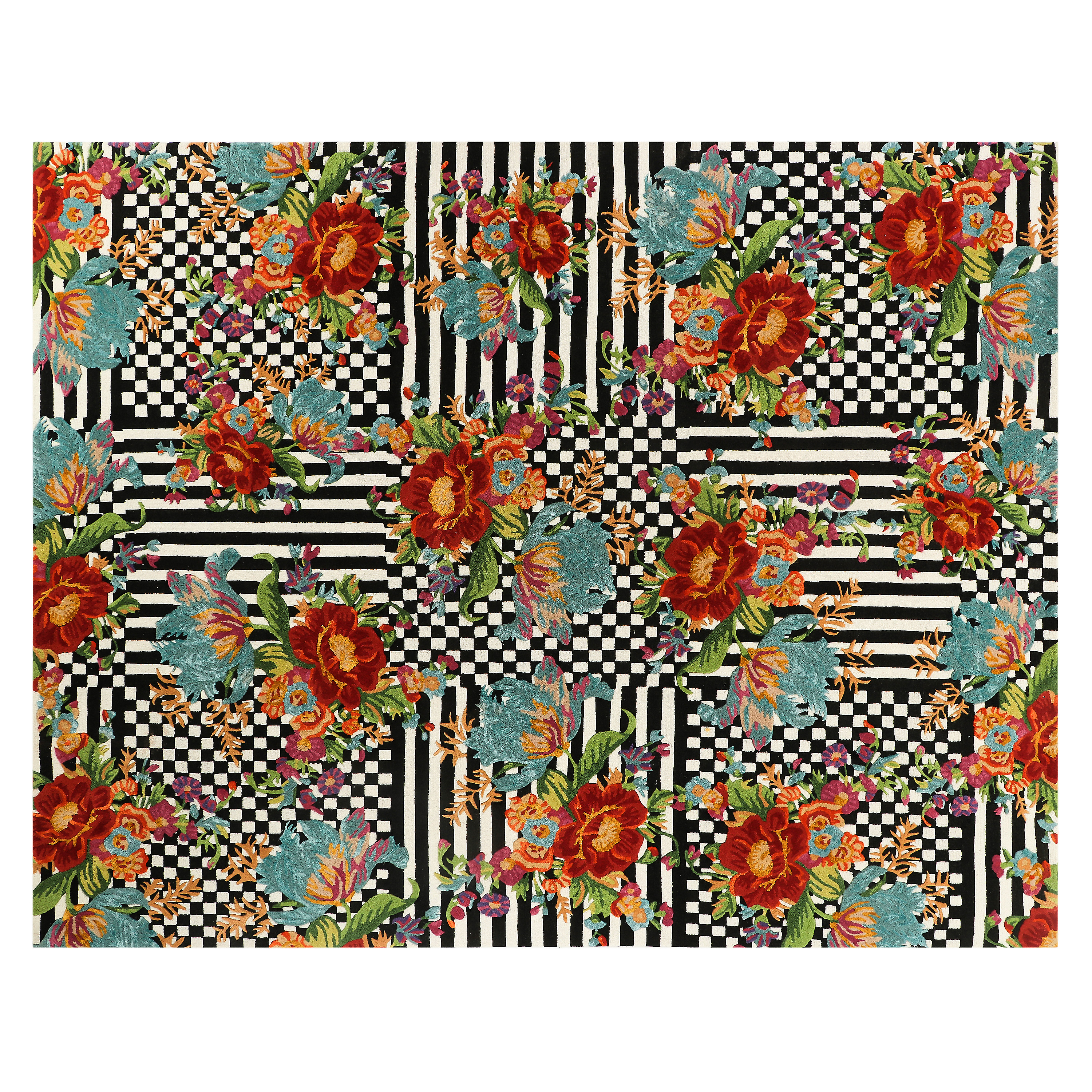 MacKenzie-Childs Courtly Flower Market 8' x 10' Rug
