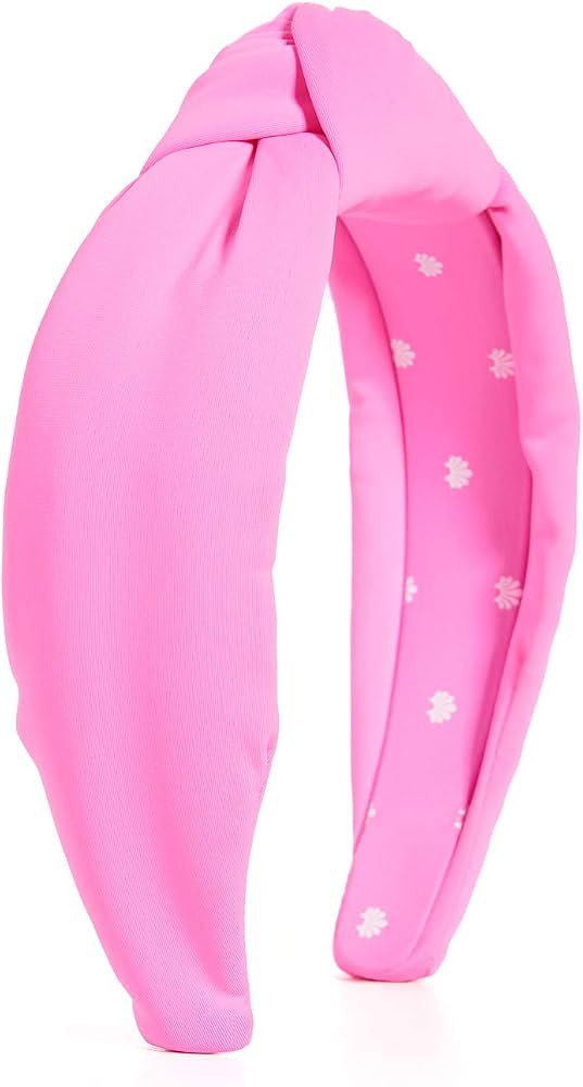 Lele Sadoughi Women's Neoprene Knotted Headband, Magenta, Pink, One Size | Amazon (US)