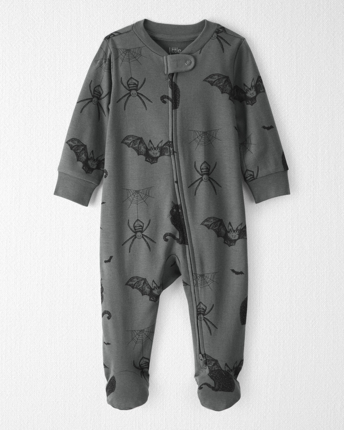 Baby Organic Cotton Sleep & Play Pajamas in Spooky Creatures | Carter's Inc