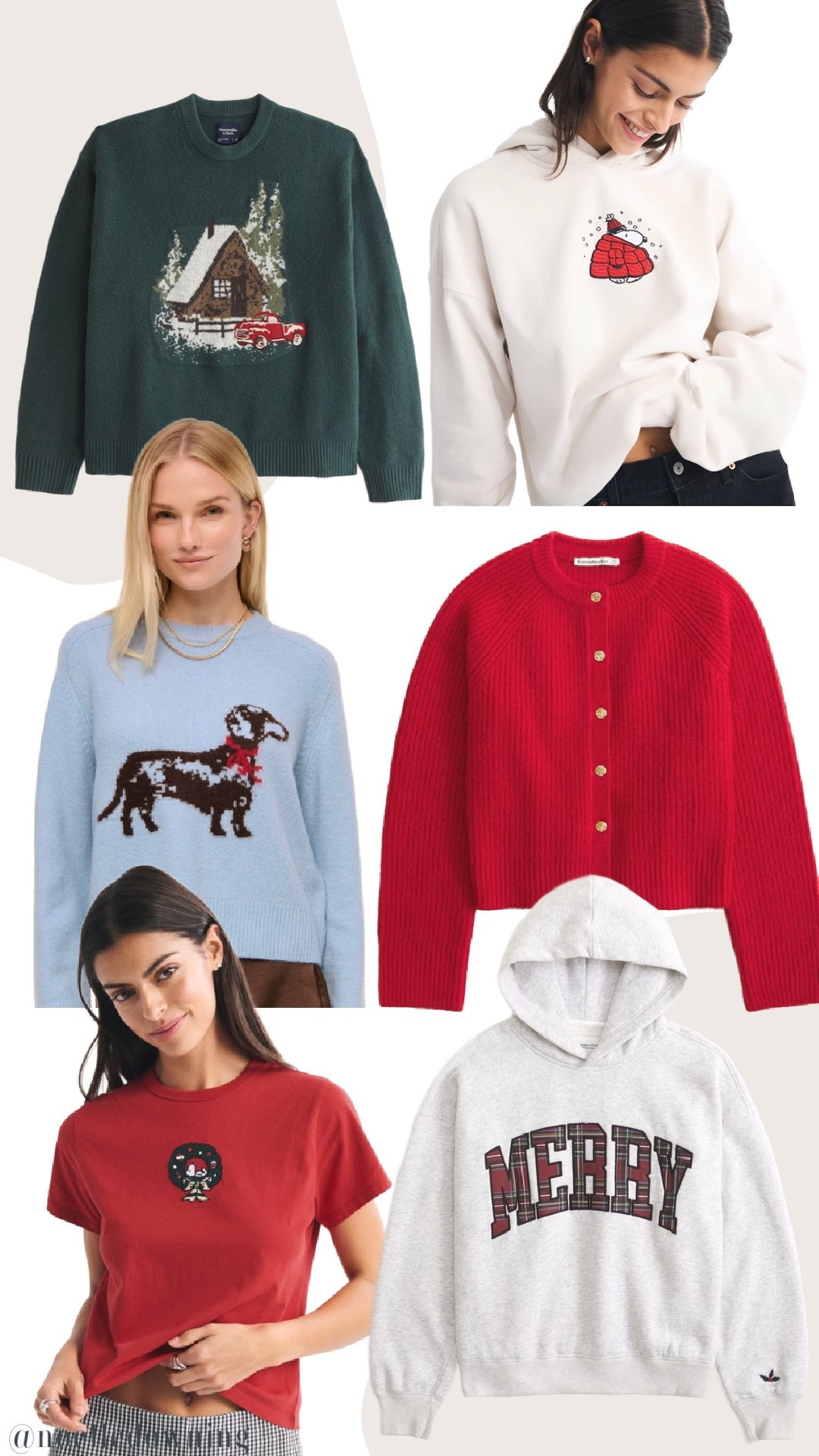 Holiday sweaters, cardigans and hoodies Abercrombie 

#LTKMidsize #LTKFindsUnder50 #LTKStyleTip