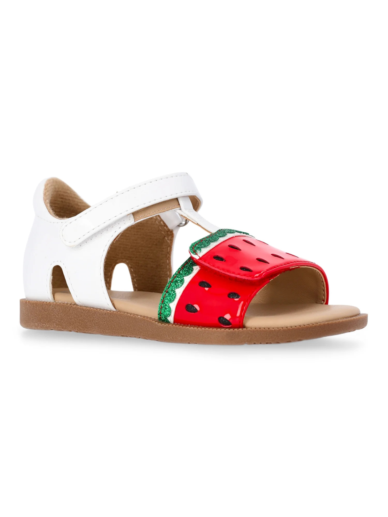 Wonder Nation Baby and Toddler Girls Fruit Sandals | Walmart (US)