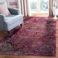 SAFAVIEH Crystal Alease Vintage Boho Oriental Rug - 3' x 5' - Fuchsia/Purple | Bed Bath & Beyond