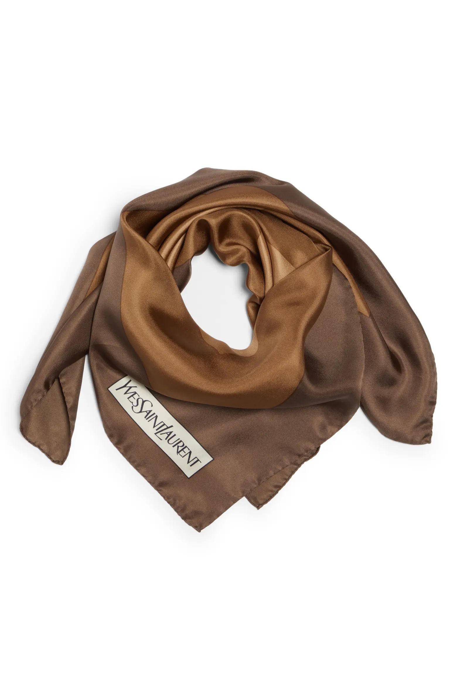 Geo Colorblock Silk Scarf | Nordstrom