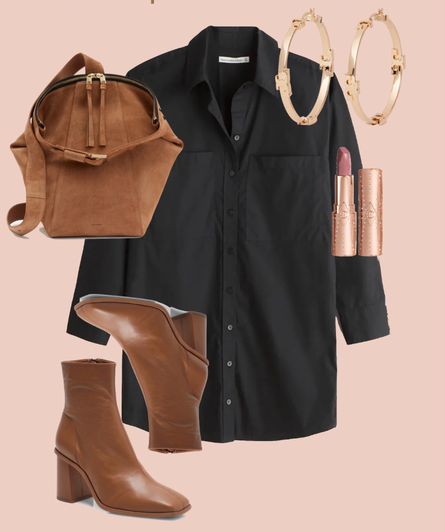 This poplin dress would be cute with an oversized scarf and tennis shoes too! 
Fall outfit idea


#LTKstyletip #LTKunder100 #LTKunder50