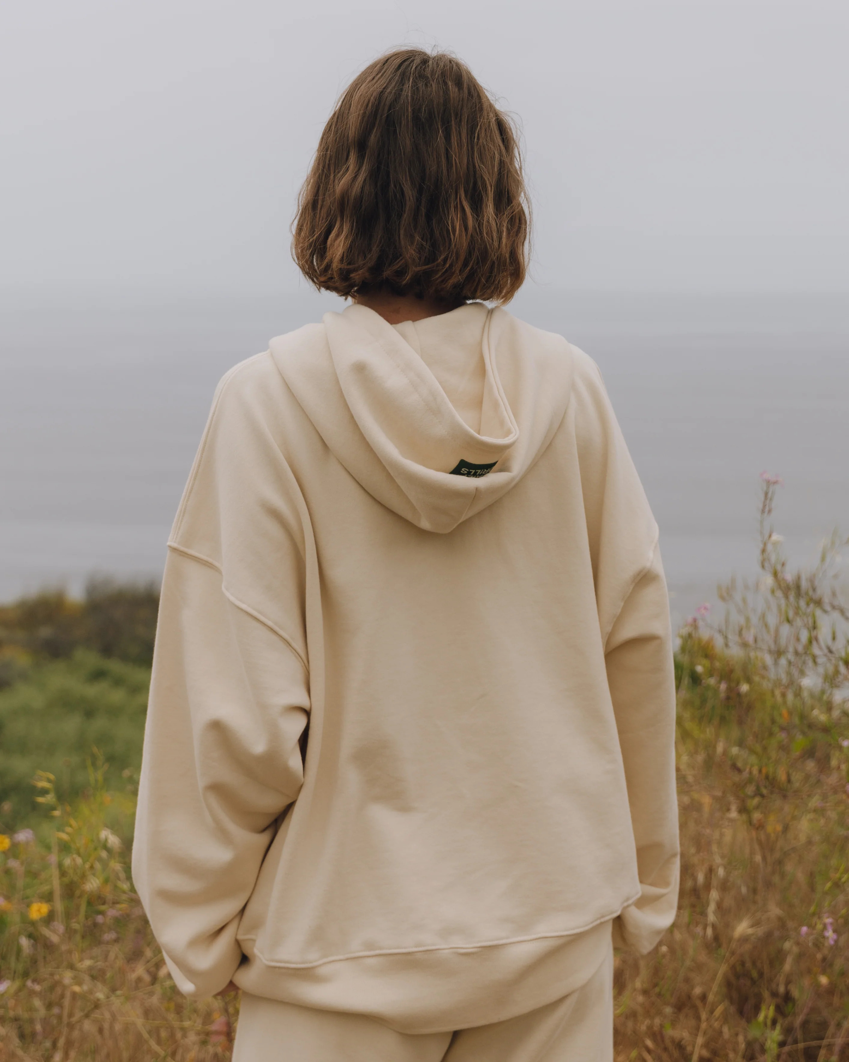 Oversized Zip Hoodie - Sand | Daily Drills