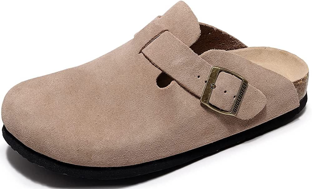 Clogs for Women, Womens Clogs- Mules House Slipers with Arch Support and Adjustable Buckle | Amazon (US)