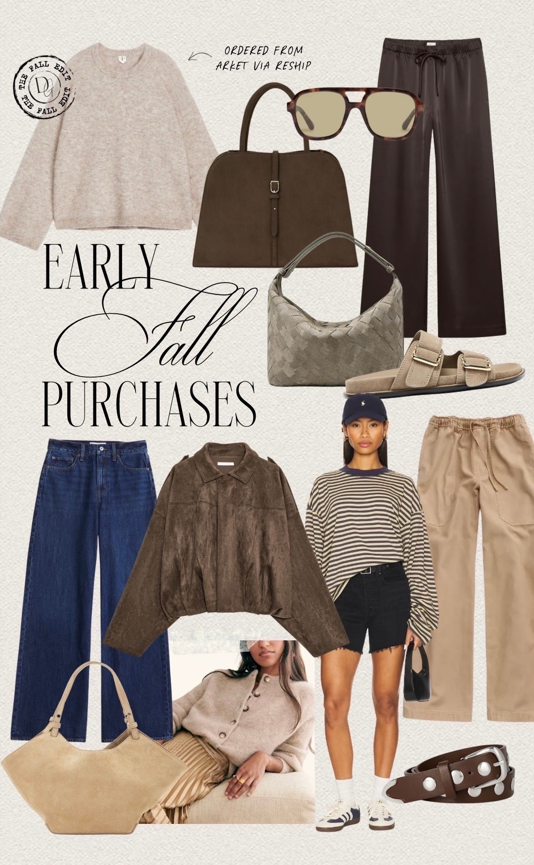 Early Fall purchases 👀 things I’ll be wearing for the late summer to early fall transition 

Fall transition, lightweight sweater, crewneck sweater, suede jacket, Zara bomber, striped shirt, cardigan sweater, suede bag, chocolate brown, satin pants



#LTKSeasonal #LTKFindsUnder100 #LTKStyleTip