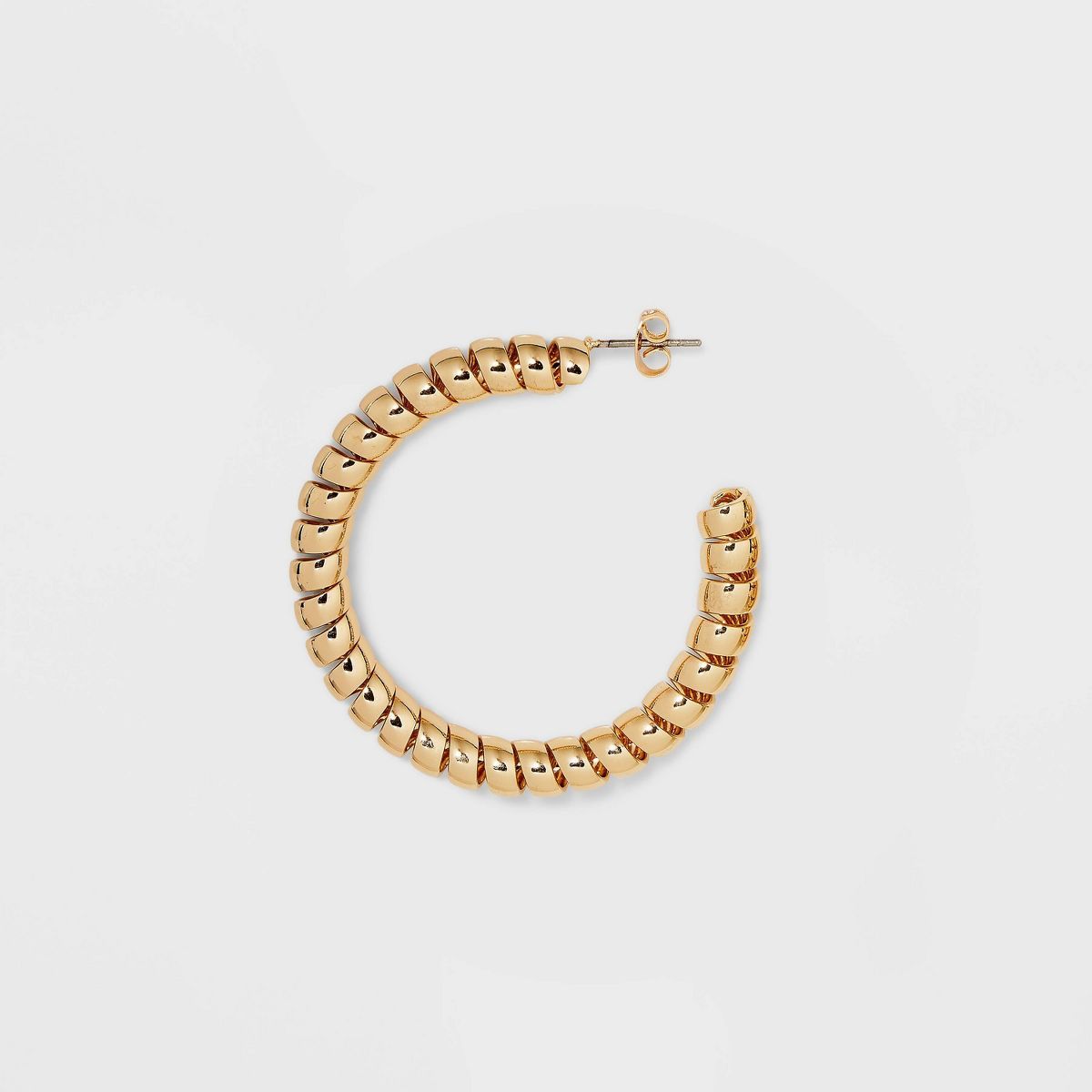 Twisted Hoop Earrings - A New Day™ Gold | Target