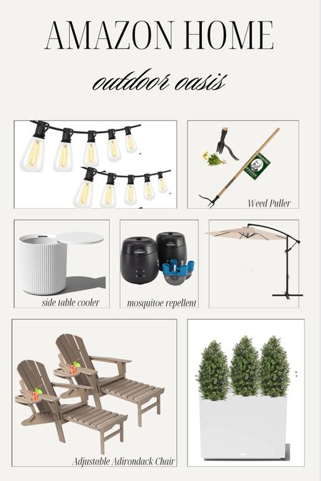 Amazon home outdoor decor, patio decor from Amazon, neutral patio decor, home decor, spring decor, summer decor, planters, umbrella, swimming pool, summer outfits, spring outfits, lighting, umbrella, home decor finds. 



Wedding guest dress, swimsuit, white dress, travel outfit, country concert outfit, maternity, summer dress, sandals, coffee table,


#LTKhome #LTKsalealert 

#LTKHome #LTKSaleAlert #LTKSeasonal