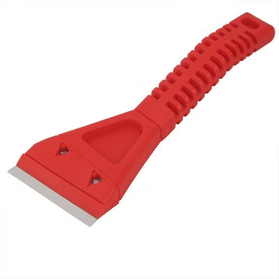 Unique Bargains Household Nonslip Handle Cleaning Painting Wall Floor Scraper Red | Target