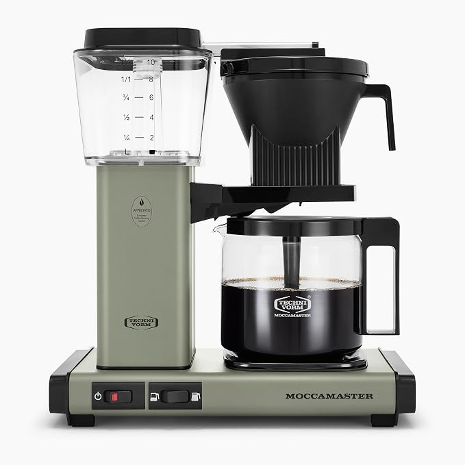 Technivorm Moccamaster KBGV 53636 Coffee Maker, Eucalyptus, 10-Cups, 40 Ounces, 1.25L | Amazon (US)