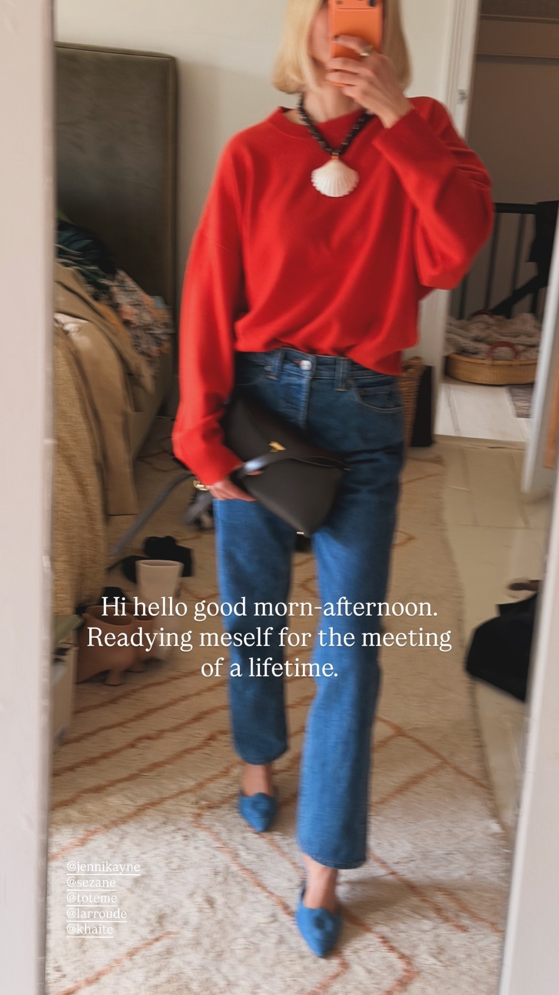 Hi hello good morn-afternoon. Readying meself for the meeting of a lifetime.  

#LTKootd #LTKgrwm #LTKdayinmylife