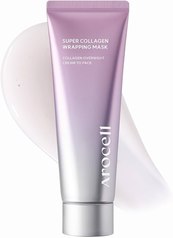 AROCELL Super Collagen Wrapping Facial Mask 50g – Korean Peel Off Face Mask Pack with Collagen ... | Amazon (US)