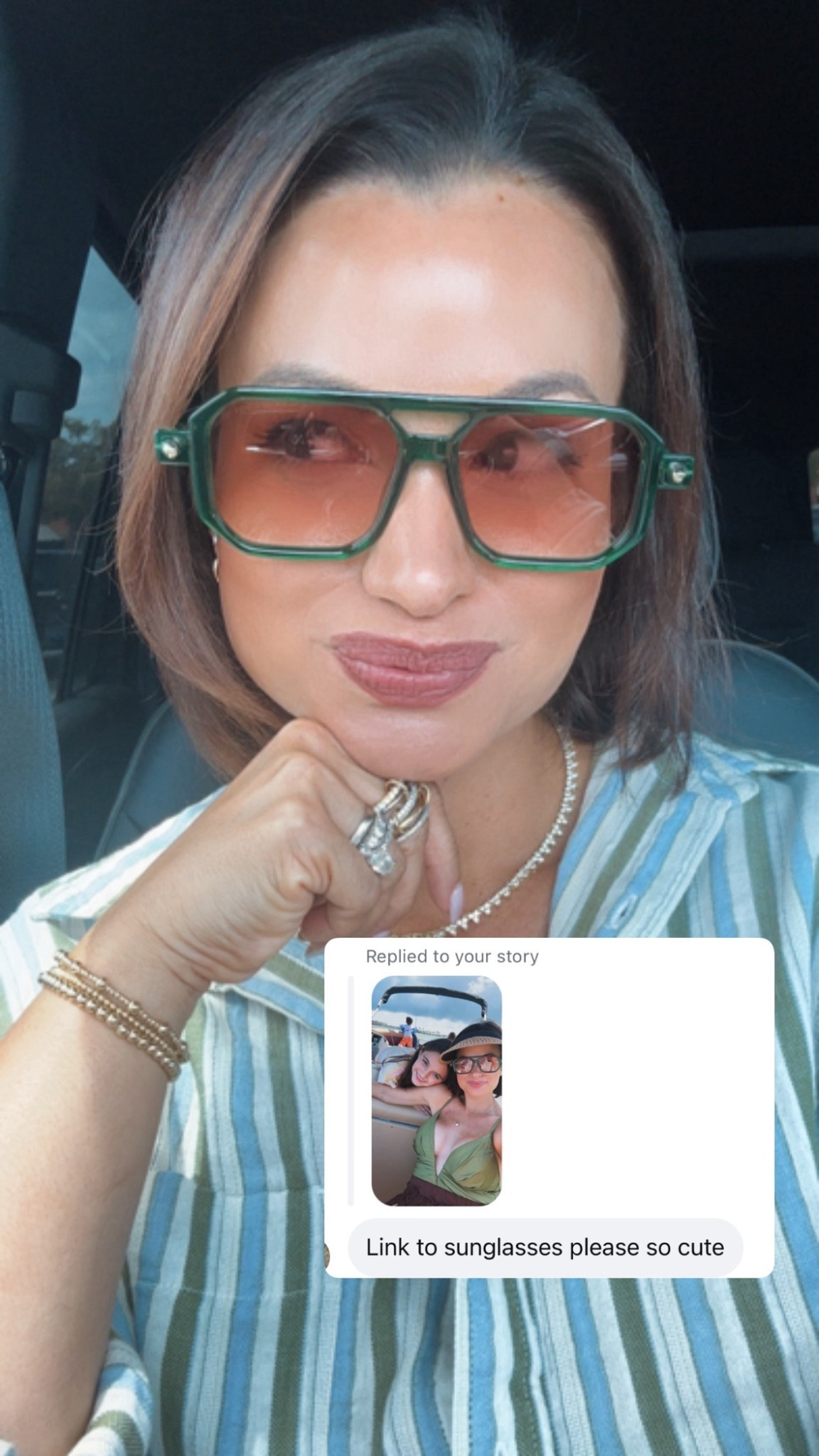 Designer-inspired sunnies for less 🖤 such a good find — linking them + my full outfit here ☀️

Summer essential 
Amazon sunnies
Amazon sunglasses 
Summer outfit 

#LTKmomlife #LTKSeasonal #LTKootd