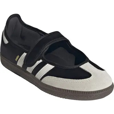 adidas Samba Jane Sneaker in White/Alumina/Black at Nordstrom, Size 9.5 | Nordstrom