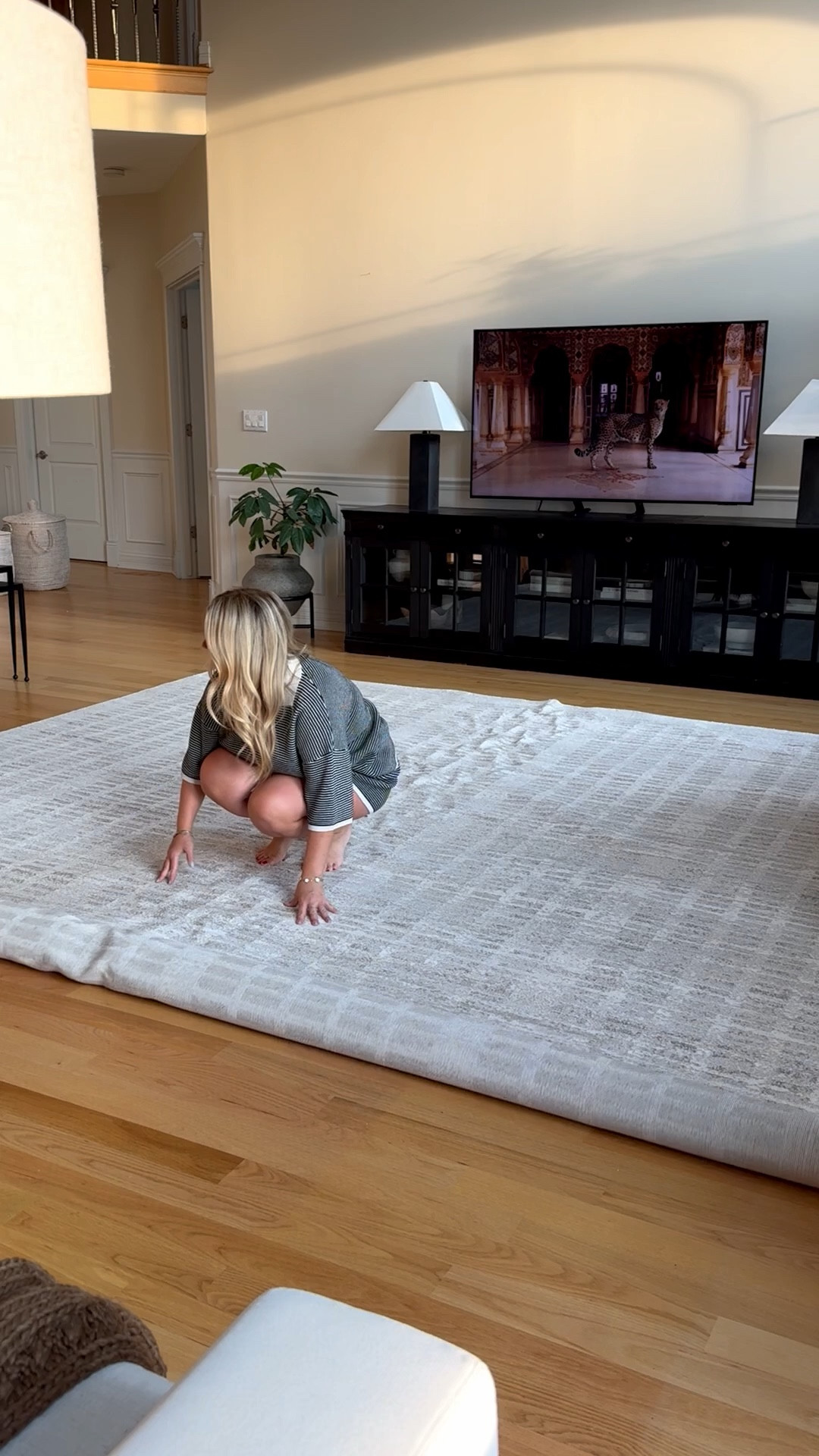 Real life on this rug 🤍
Soft underfoot and holds up beautifully.

Linked here on LTK.

#LTKSaleAlert #LTKHome