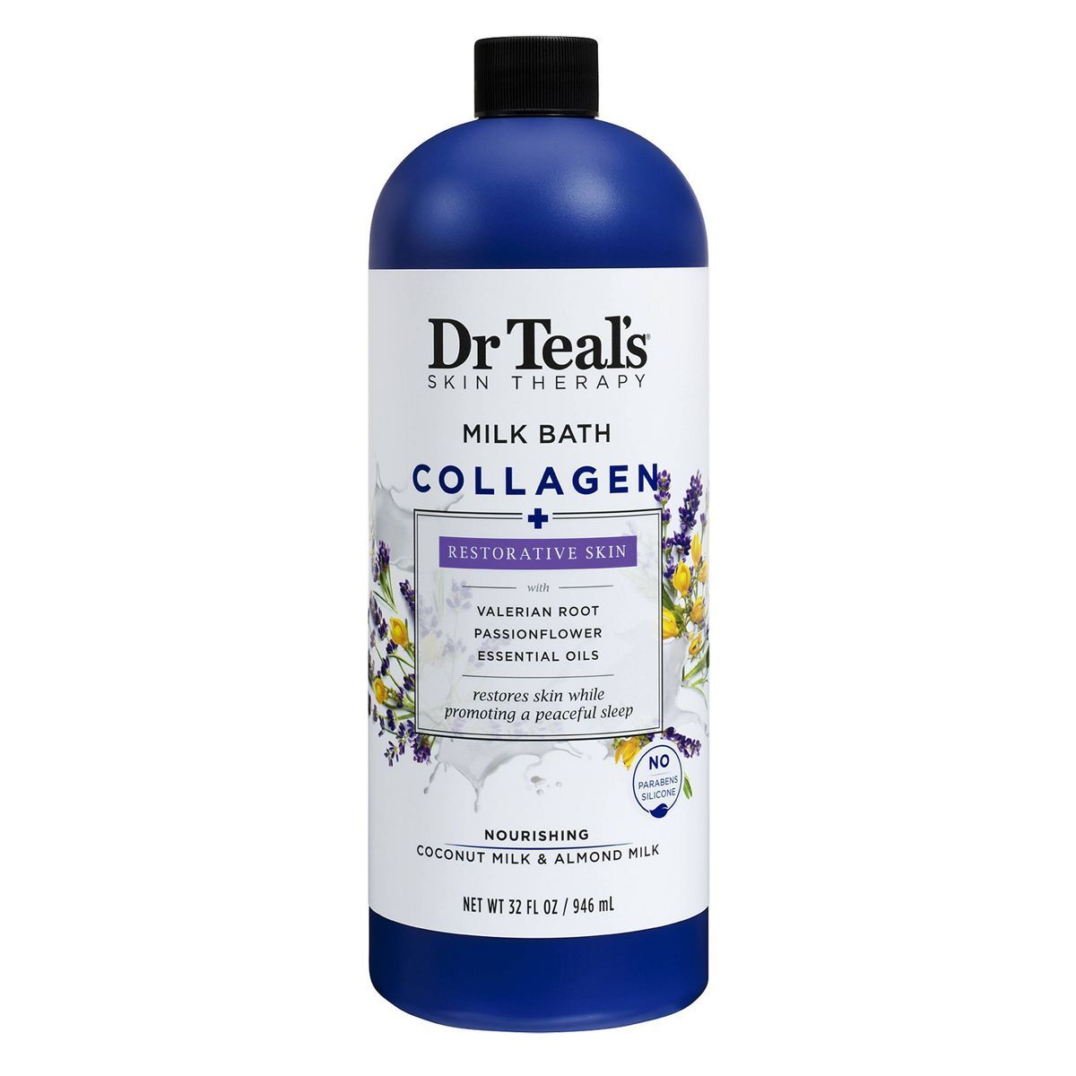 Dr Teal's Collagen Restorative Skin Lavender Milk Bath - 32 fl oz | Target