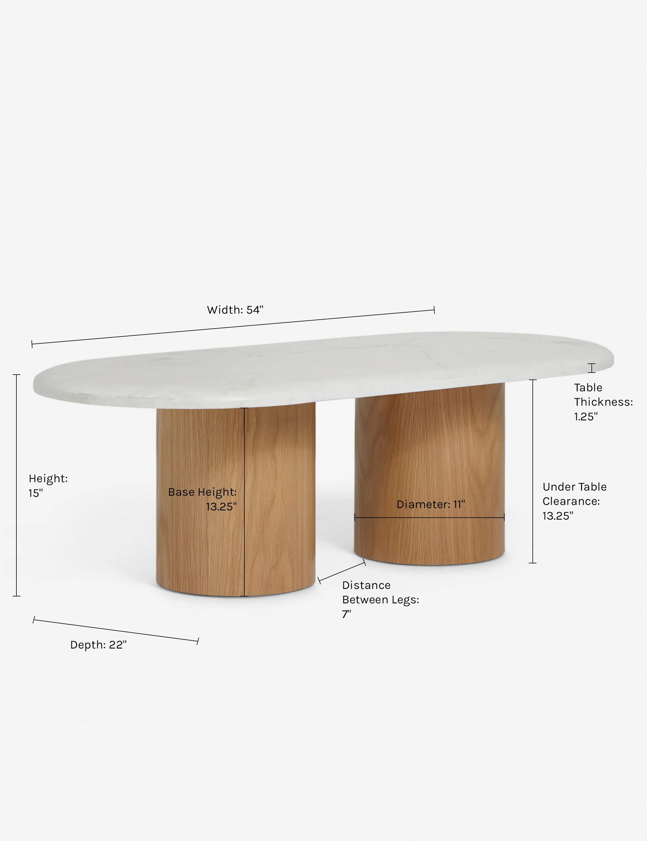 Shields Oval Coffee Table | Lulu and Georgia 