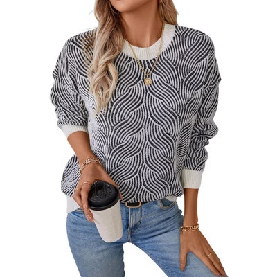Women's Wave Knit sweater - Miss Sparkling L | Target