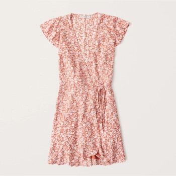 Wrap-Front Dress | Abercrombie & Fitch (US)