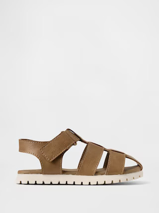 Toddler Vegan Leather Fisherman Sandals | Gap (US)