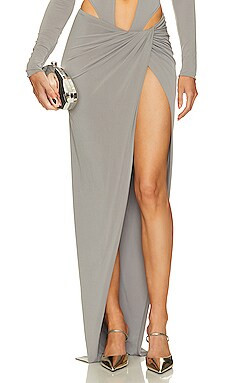 Maxi Skirt With Drape Detail
                    
                    LaQuan Smith | Revolve Clothing (Global)