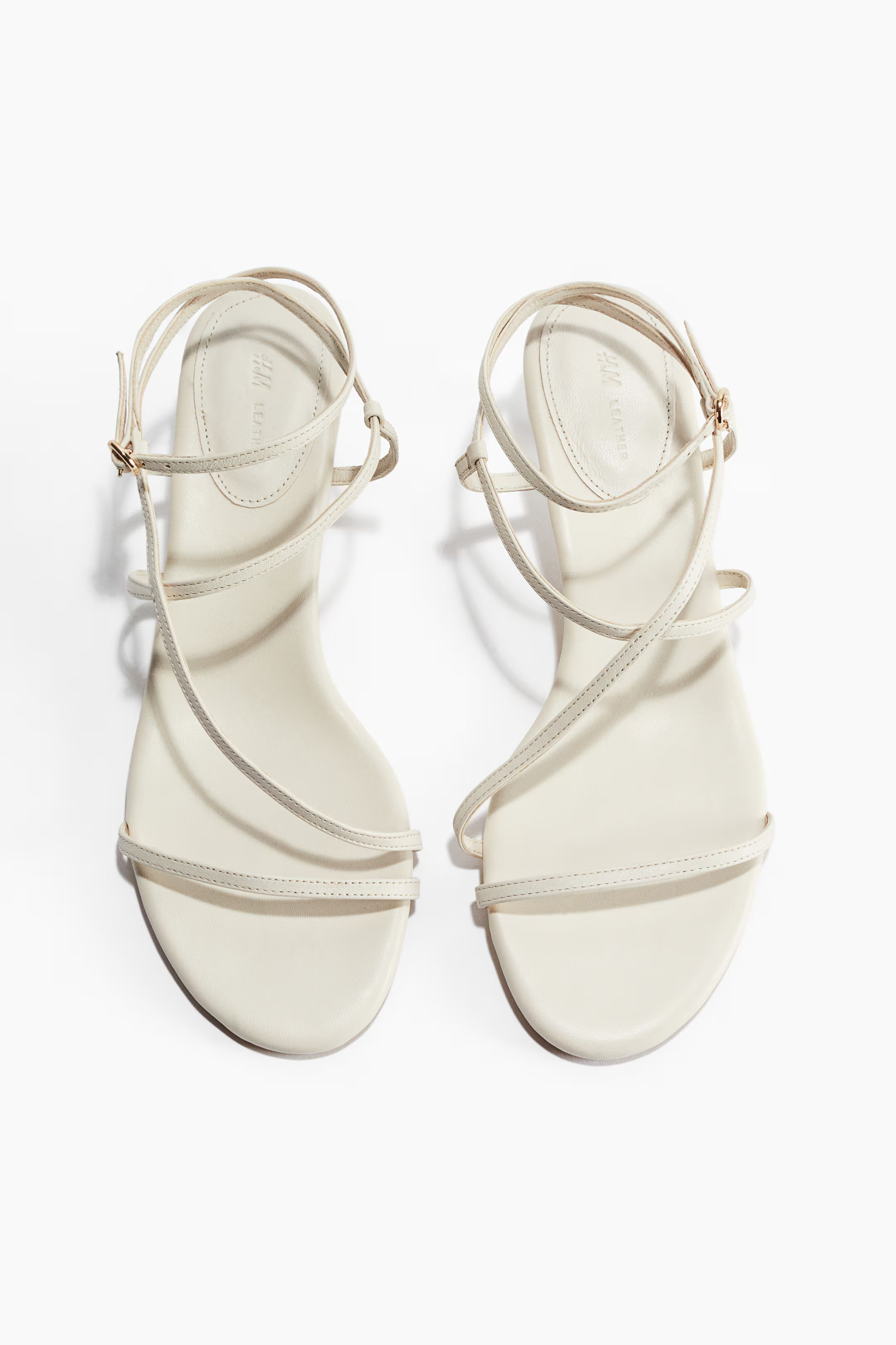 Kitten-heeled leather sandals | H&M (UK, MY, IN, SG, PH, TW, HK)